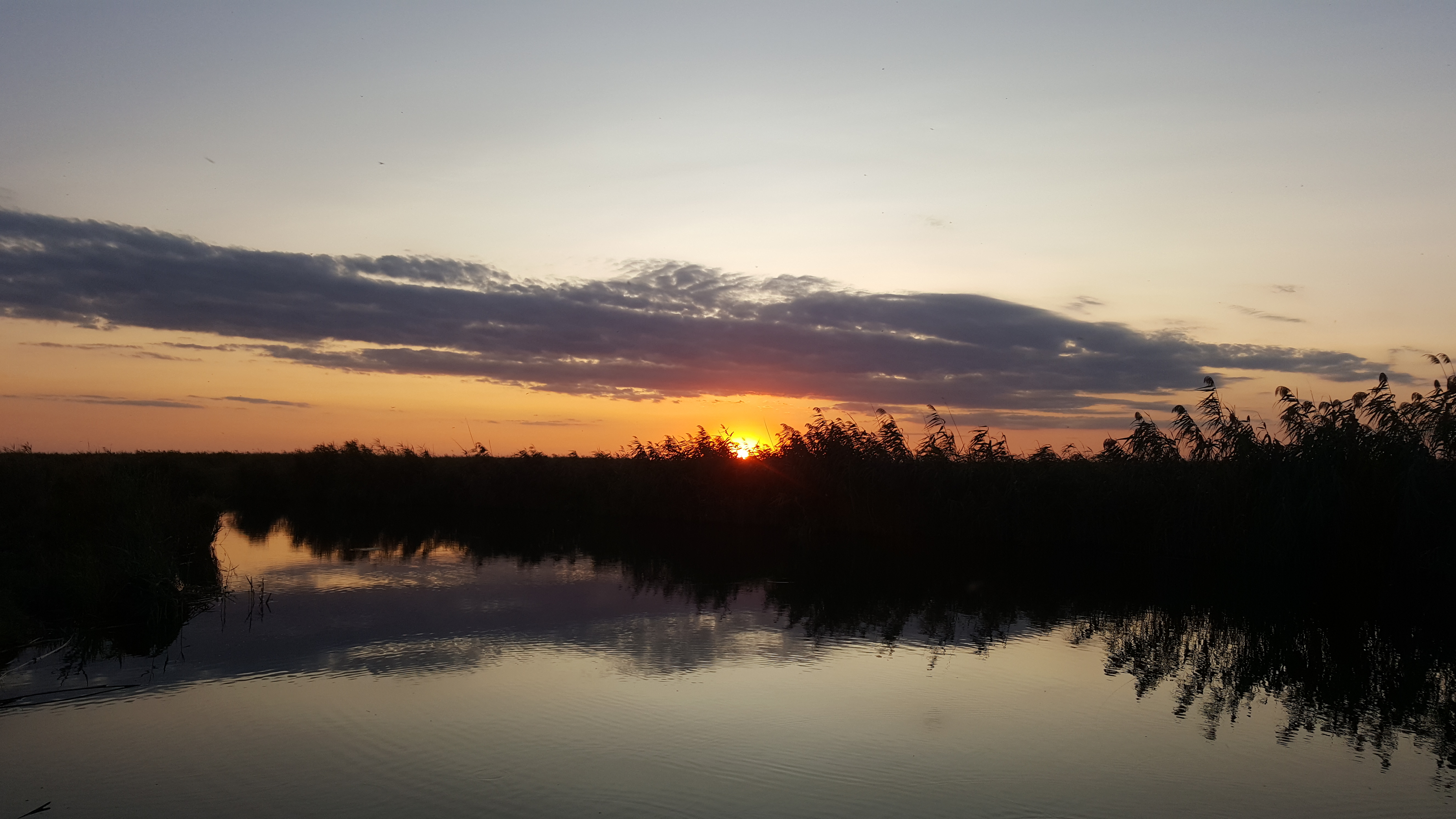 Se lasa seara la Ciotica - Delta Dunarii